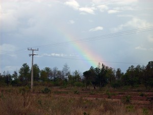 Após o maravilhoso sistema de refrigeração da Terra (Chuva), Deus nos surpreende com a aquarela de cores do arco-íris
